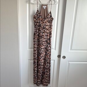 Nicole Miller Maxi Dress Spaghetti Strap Evening